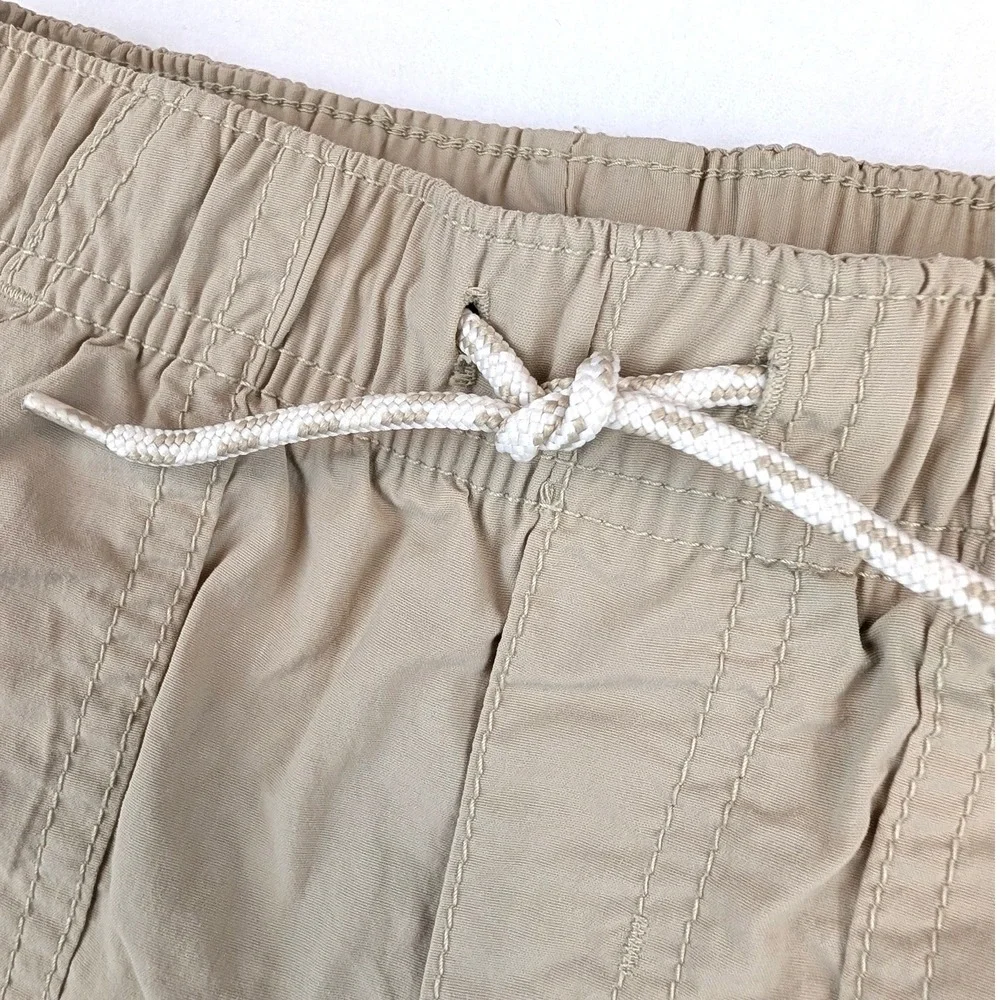 Old Navy Boys Hike Short Tan Cargo Nylon Elastic Waist Size 3T